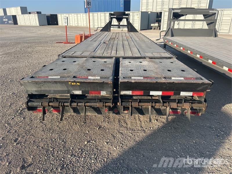 Big Tex 25GN125BK+5MR 31 ft T/A Gooseneck Equipment Traile Remolques para transporte de vehículos