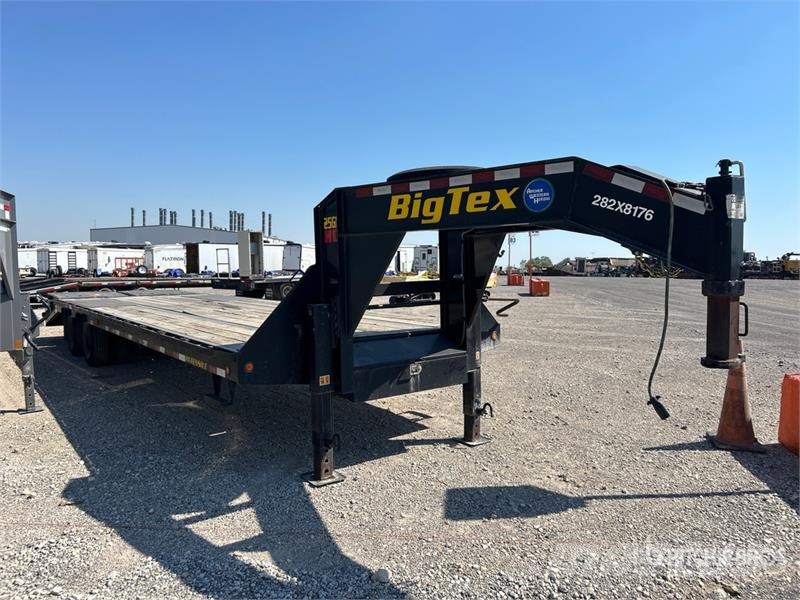 Big Tex 25GN125BK+5MR 31 ft T/A Gooseneck Equipment Traile Remolques para transporte de vehículos