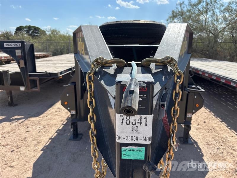 Big Tex 33G 34 ft T/A Gooseneck Flatbed Trailer Madelhaagised