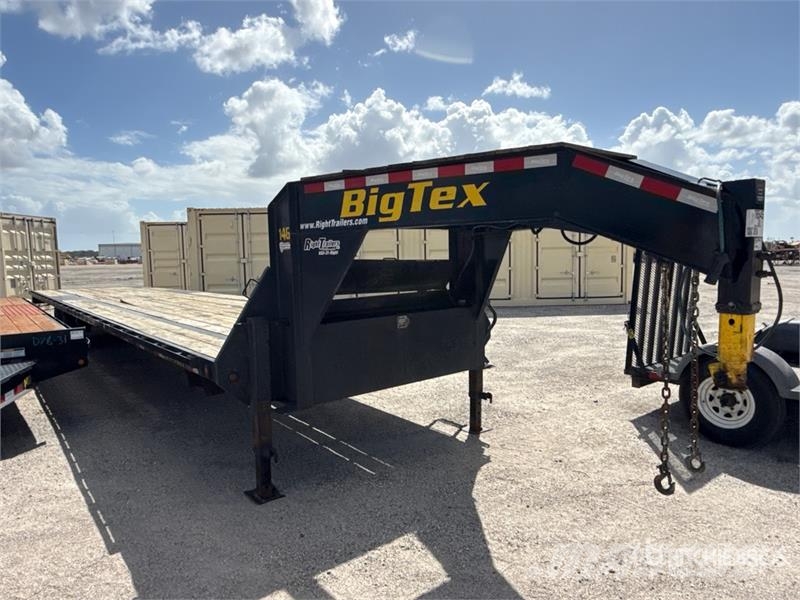 Big Tex T/A Gooseneck Equipment Trailer Auto pārvadāšanas treileri