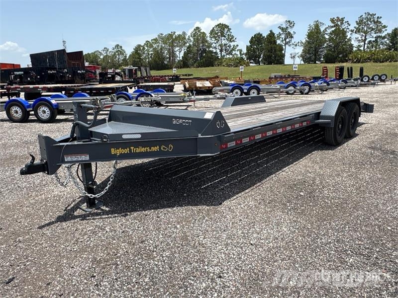 Bigfoot 14ET22 14000 lb 22 ft T/A Equipment Traile Autovežių priekabos