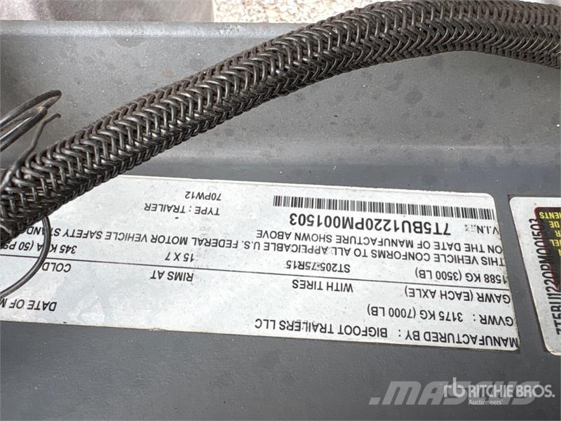 Bigfoot T/A Turntable Pressure Washer Trailer Muud haagised