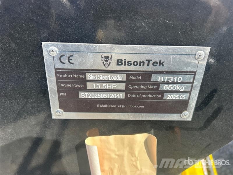  BisonTek BT310 Mini Compact Track Loader (Unused) لوادر انزلاقية التوجيه
