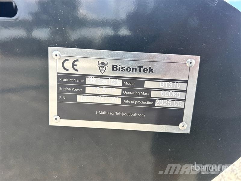  BisonTek BT310 Mini Compact Track Loader (Unused) لوادر انزلاقية التوجيه