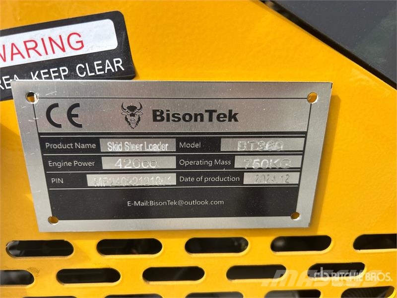 BisonTek BT360 Mini Compact Track Loader (Unused) Мини товарачи