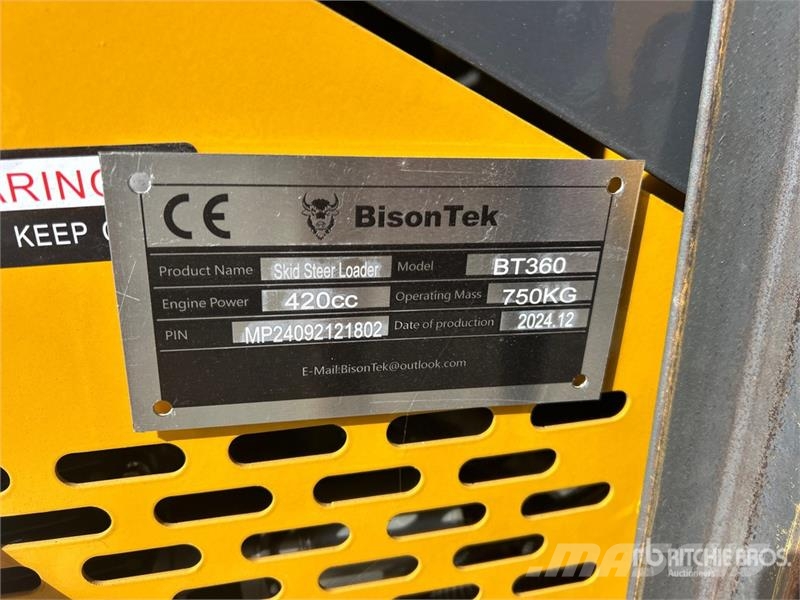 BisonTek BT360 Mini Compact Track Loader (Unused) Мини товарачи