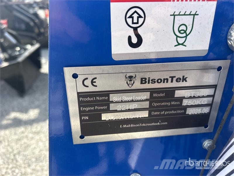 BisonTek BT380 Mini Compact Track Loader (Unused) Kompaktrakodók
