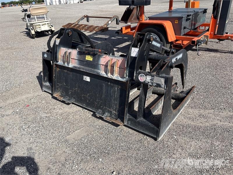 Blue Diamond 72RG 72 in Rake Skid Steer Grapple Garras