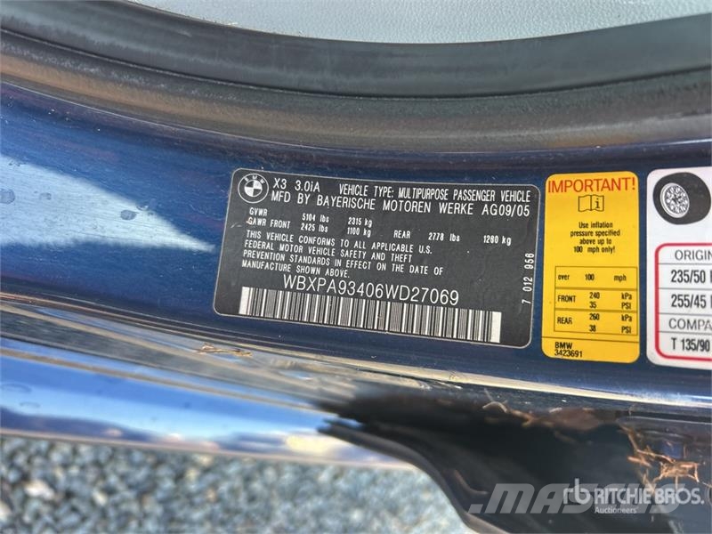 BMW X3 Lengvieji automobiliai