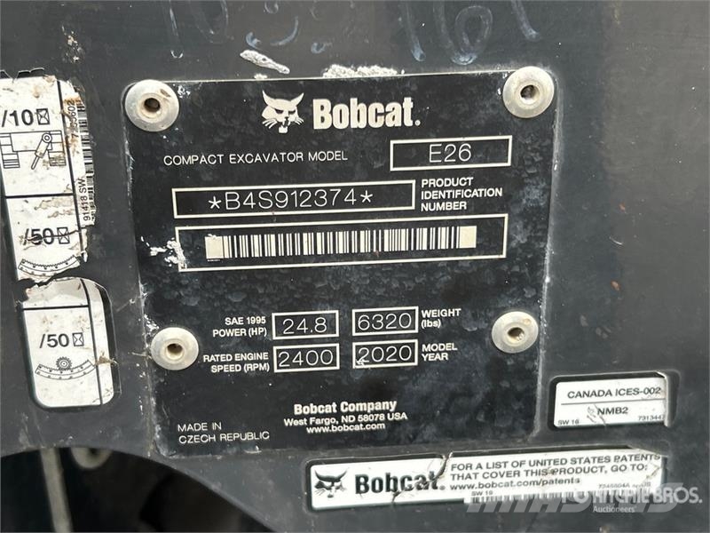 Bobcat E26 Minibagger < 7t