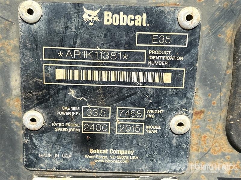 Bobcat E35 Miniekskavaatorid < 7 t