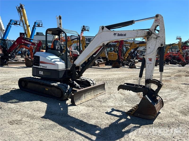 Bobcat E50 Mini Excavator Mini ekskavatörler, 7 tona dek