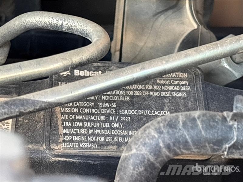 Bobcat E50 Mini Excavator حفارات صغيرة أقل من 7 طن (حفارات صغيرة)