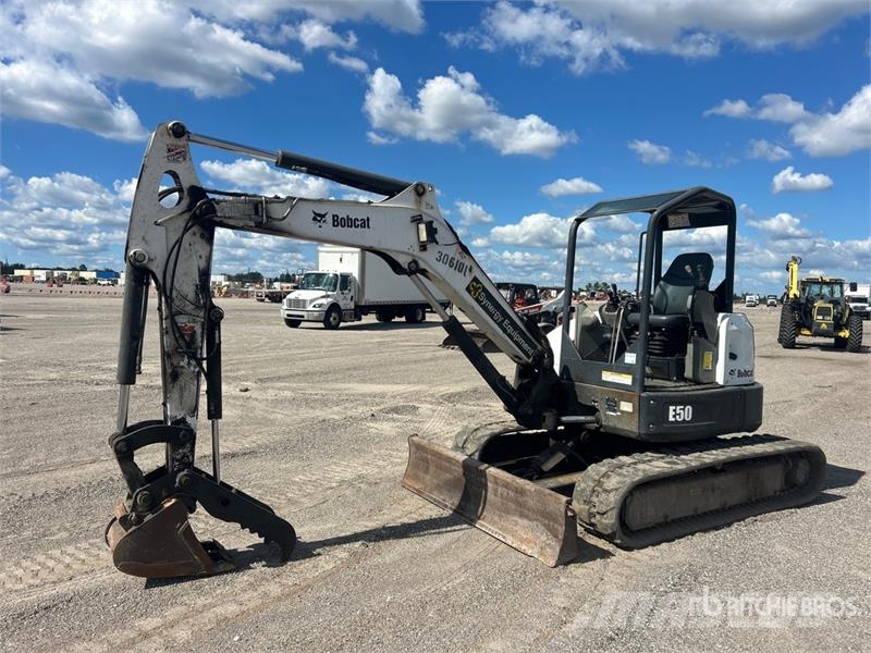 Bobcat E50 Mini Excavator 小型挖掘机