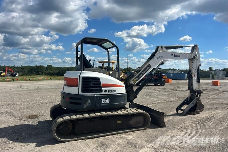 Bobcat E50 Mini Excavator 小型挖掘机
