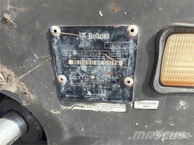 Bobcat E50 Mini Excavator Mini excavators < 7t
