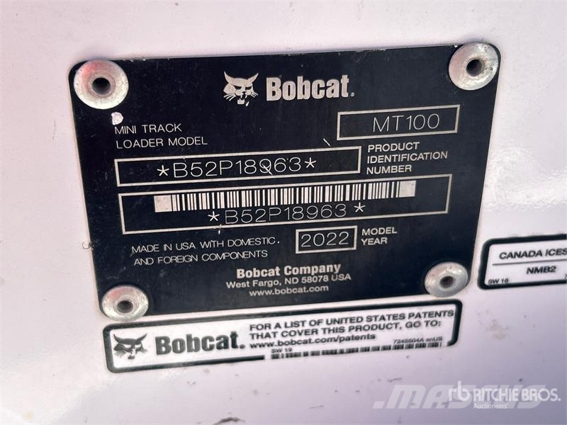 Bobcat MT100 Mini Compact Track Loader Kompaktlader