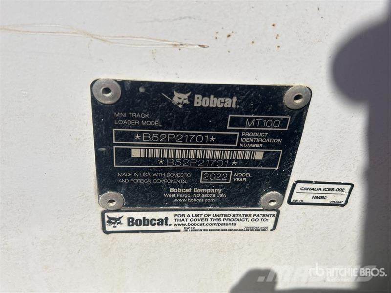 Bobcat MT100 Mini Compact Track Loader Skid steer mini nakladalci