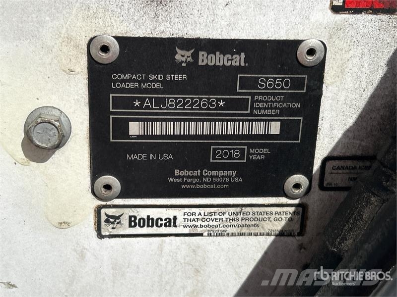 Bobcat S650 Skid steer mini nakladalci