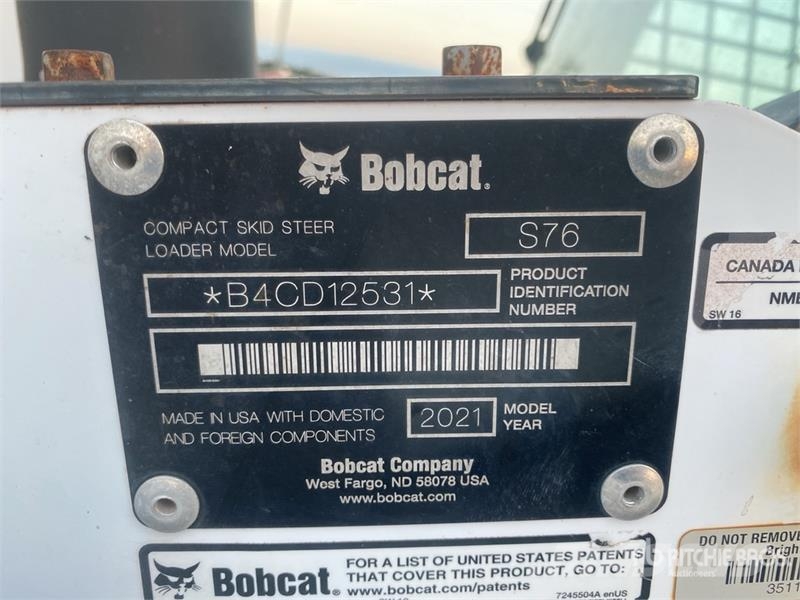 Bobcat S76 T4 Two-Speed Skid Steer Loader Minicargadoras