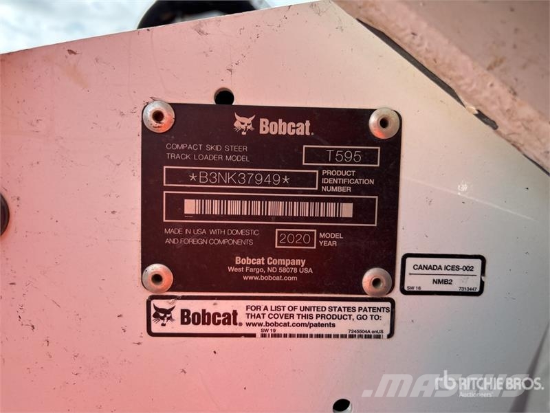 Bobcat T595 لوادر انزلاقية التوجيه