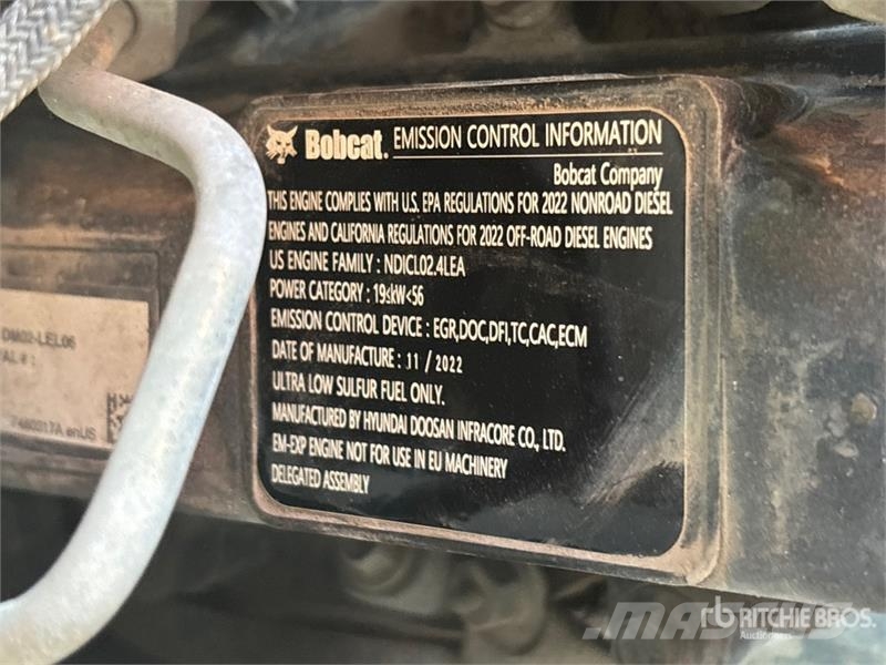 Bobcat T62 Compact Track Loader Lietoti riteņu kompaktiekrāvēji