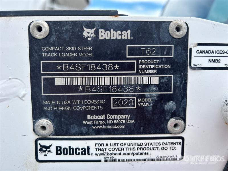 Bobcat T62 Compact Track Loader Schrankladers
