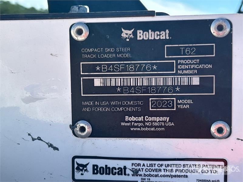 Bobcat T62 Compact Track Loader 滑移轉向裝載機