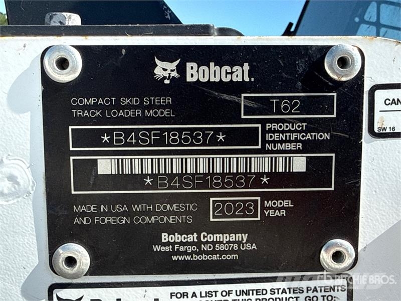 Bobcat T62 Compact Track Loader Skid steer mini nakladalci