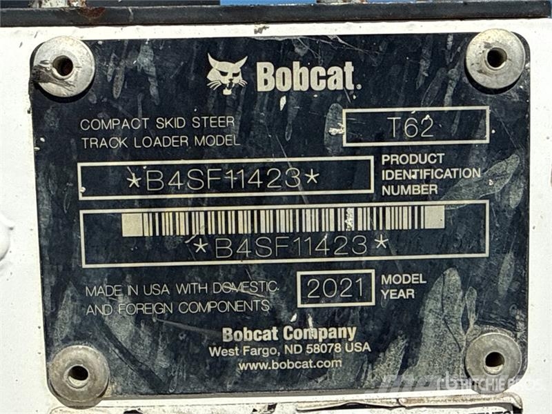 Bobcat T62 Compact Track Loader Minilæsser - skridstyret