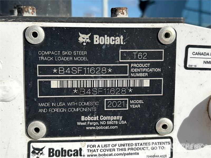 Bobcat T62 Compact Track Loader Мини-погрузчики