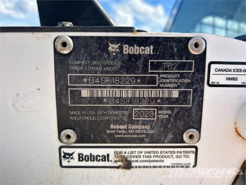 Bobcat T62 Compact Track Loader Kompaktrakodók