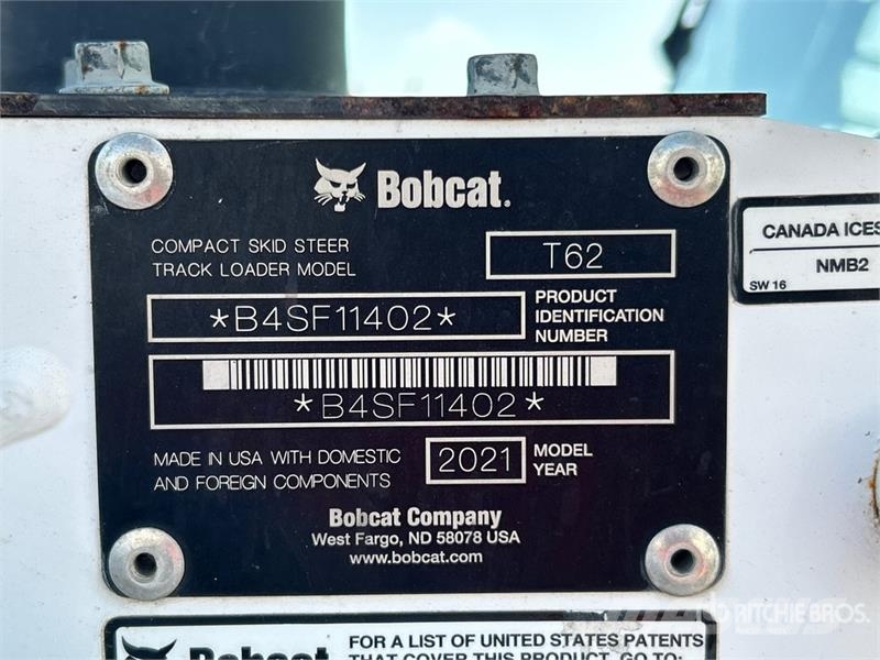 Bobcat T62 Compact Track Loader لوادر انزلاقية التوجيه