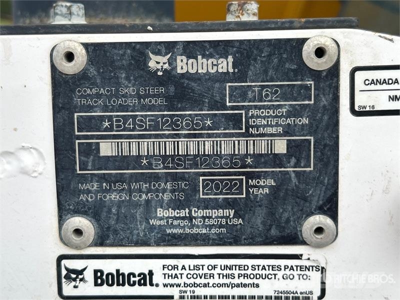 Bobcat T62 Compact Track Loader Kompaktlader