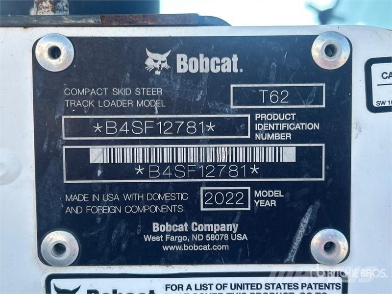 Bobcat T62 Compact Track Loader Kompaktlader