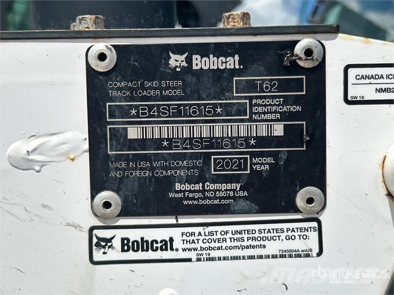 Bobcat T62 Two-Speed Compact Track Loader Smykem řízené nakladače