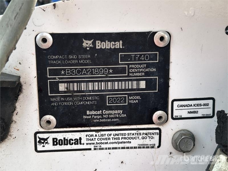 Bobcat T740 Kompaktrakodók