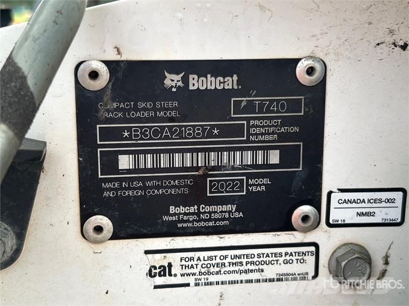 Bobcat T740 Kompaktrakodók