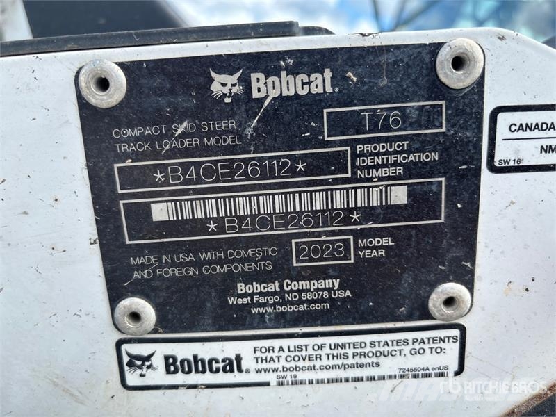 Bobcat T76 Skid steer mini nakladalci