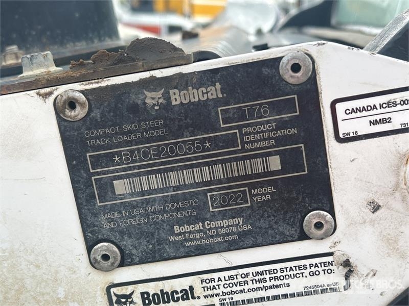Bobcat T76 Skid steer loaders
