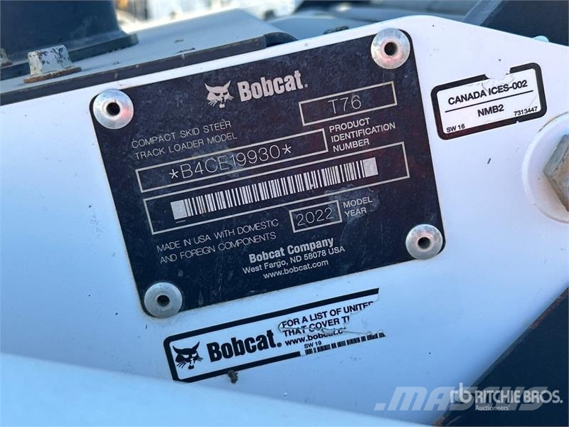Bobcat T76 Мини-погрузчики