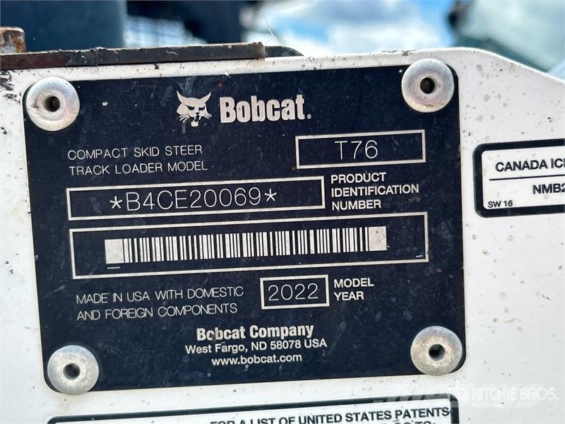 Bobcat T76 Liukuohjatut kuormaajat