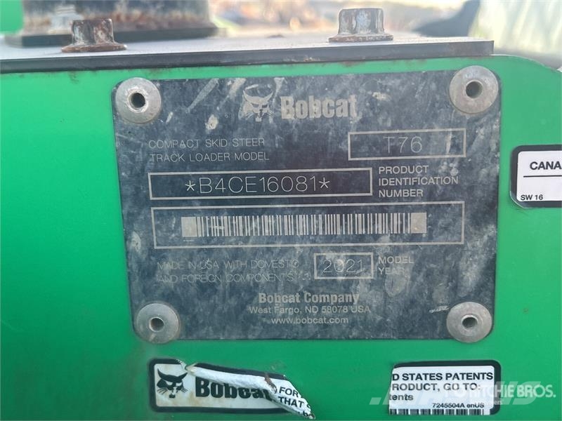 Bobcat T76 R-Series Two-Speed Compact Track Loader Skid steer loaders