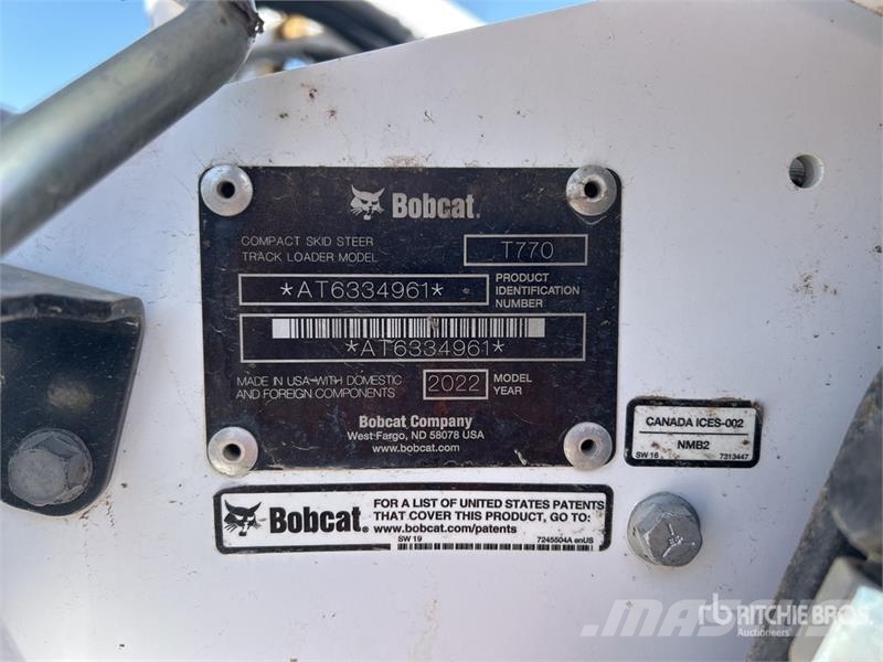 Bobcat T770 Skid steer mini nakladalci