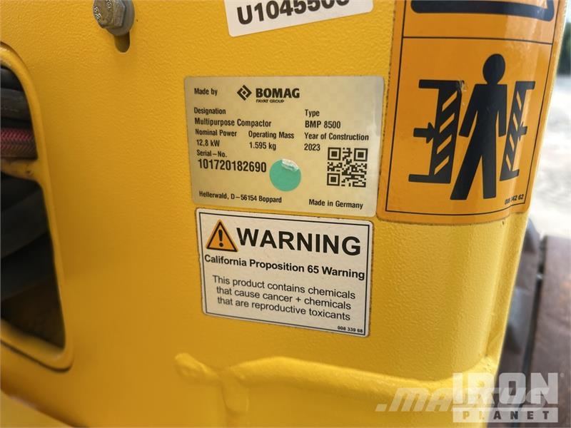Bomag BMP 8500 Ущільнювачі грунту