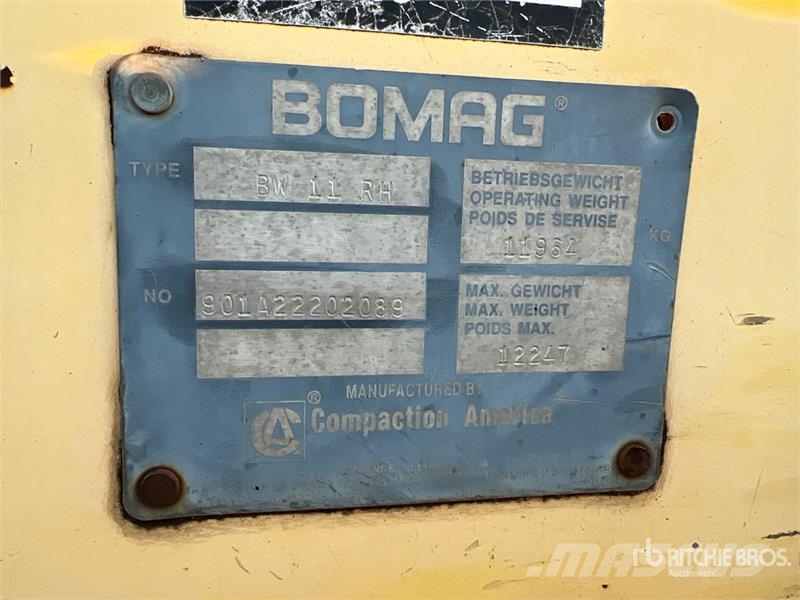 Bomag BW11R-H 9 Wheel Pneumatic Roller Rolos pneumáticos de pneus