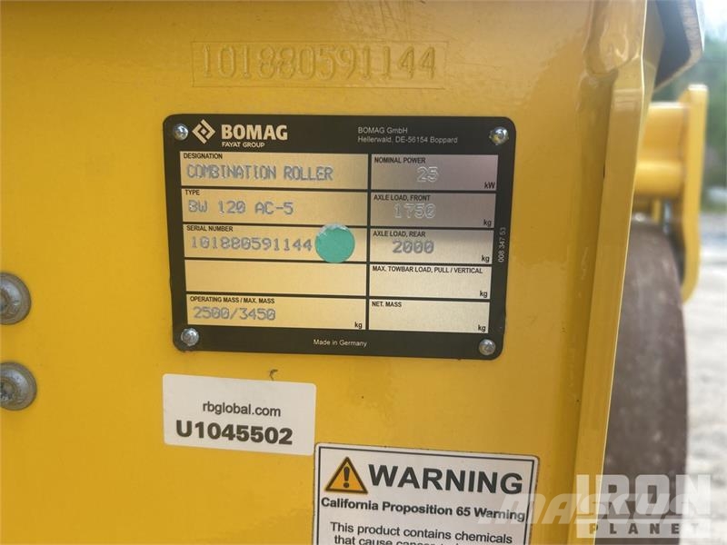 Bomag BW120AC-5 Combination Roller Kombinált hengerek