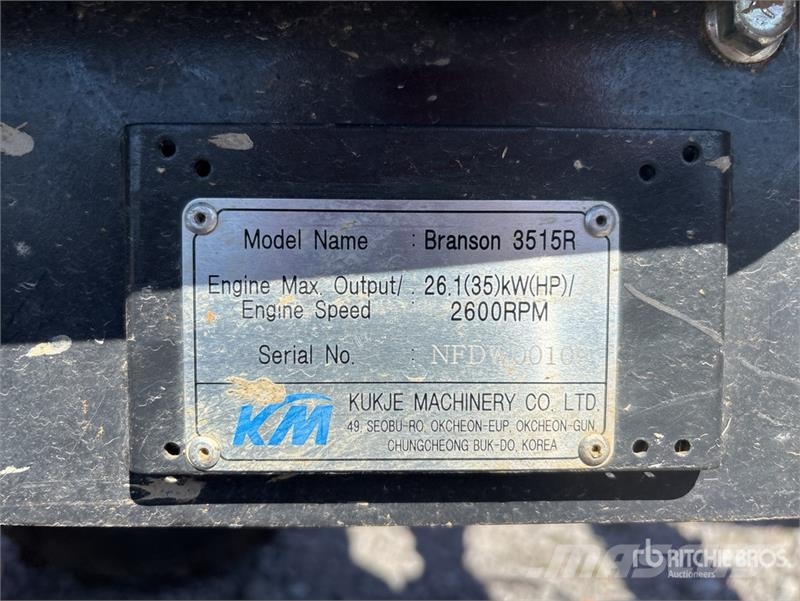 Branson 3151R 2WD Tractor Traktory