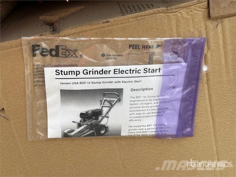 BSF13e Stump Grinder Σβολοκόπτες και περιστροφικά άροτρα