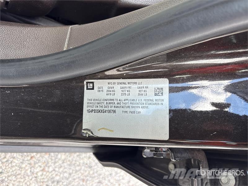 Buick Verano Automobile (Inoperable) Kistehergépjárművek